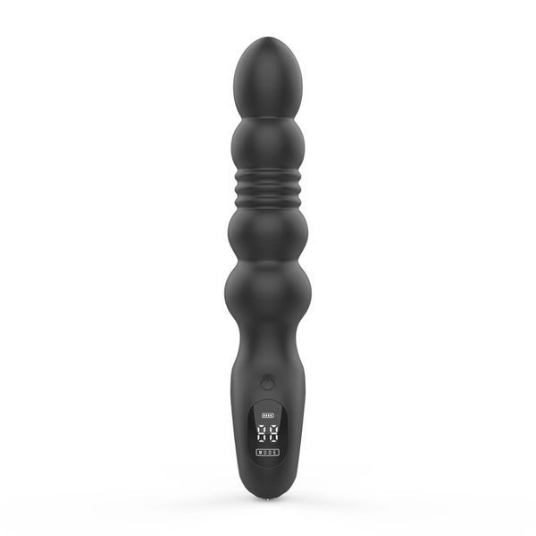 Анальний вібратор з пульсацією Loviss Thor Thrusting Anal Plug, 2 мотори SX3998