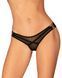 Трусики-стринги полупрозрачные Obsessive Roxelia thong XL/2XL SO9076 фото 1