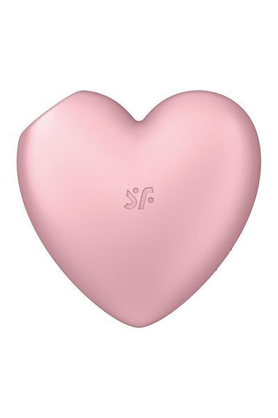 Вакуумний стимулятор-серце з вібрацією Satisfyer Cutie Heart Light Red SO6286