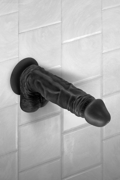 Фаллоимитатор Real Body - Real Tony Black, TPE, диаметр 3,5см SO3721