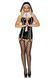 (SALE) Leg Avenue Vinyl Sinful Sister XS Black SO8536 фото 3