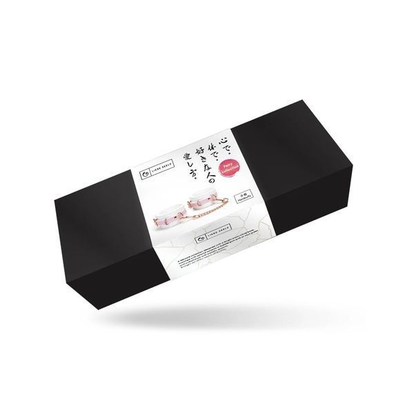 Наручники Liebe Seele White & Pink Fairy Goat Leather Hand Cuffs SX2827