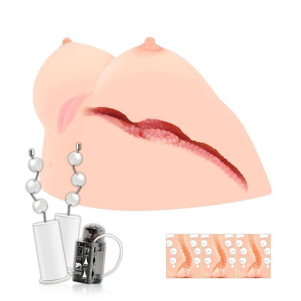 Мастурбатор Kokos Juilana Breast 2WayPlus с вибрацией и массажем SO2485