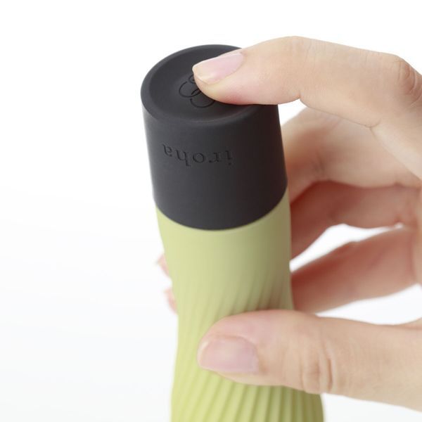 Вібратор IROHA ZEN Matcha з ніжною ребристою поверхнею SO4913