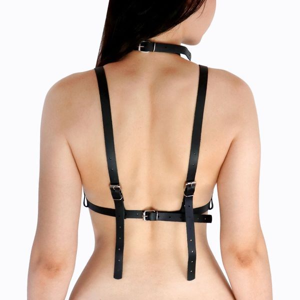 Портупея жіноча Art of Sex - Delaria Leather harness, Чорна L-2XL SO8323