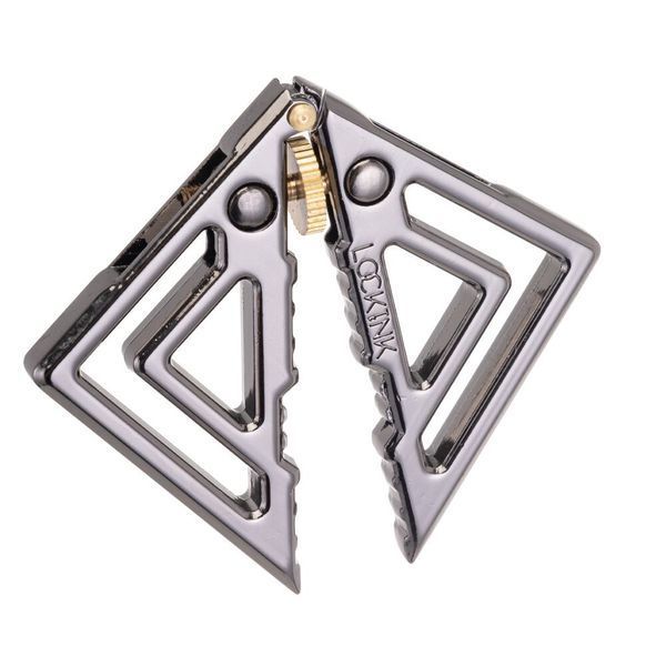 Затискачі для сосків з важкою підвіскою LOCKINK Adjustable Nipple Clamps with Heavy Pendant, під срібло SX0847