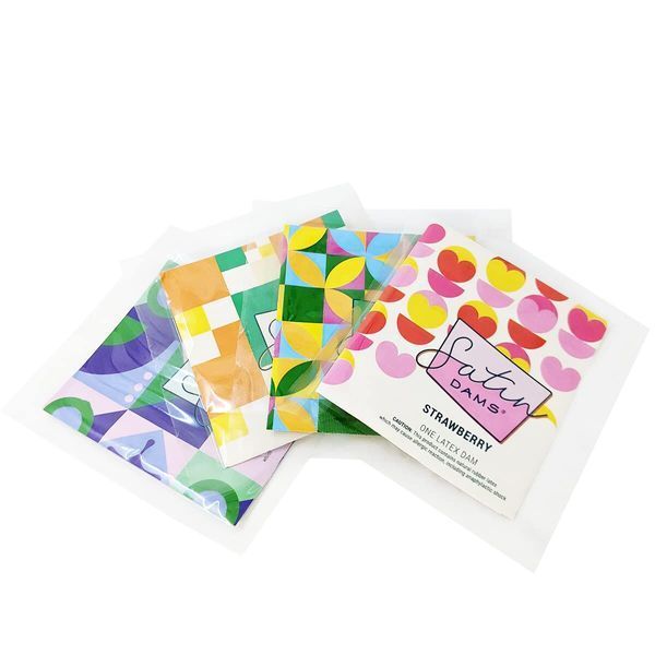Набор латексных салфеток Satin Dams Assorted 100 шт SX1264