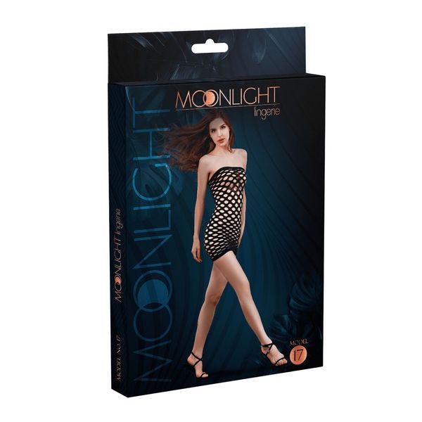 Сітчаста сукня Moonlight Model 17 XS-L Black SO8204