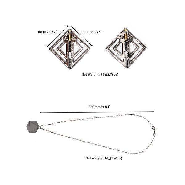 Затискачі для сосків з важкою підвіскою LOCKINK Adjustable Nipple Clamps with Heavy Pendant, під срібло SX0847