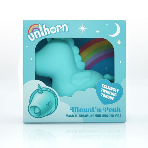 Вибратор-единорожка Unihorn &ndash; Mount'n Peak, ласкающий язычок SX2870