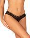Трусики-стринги с открытым доступом Obsessive Roxelia crotchless thong XS/S SO9077 фото 1