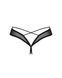 Трусики-стринги с открытым доступом Obsessive Roxelia crotchless thong XS/S SO9077 фото 4