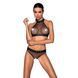 Белье с открытым доступом Passion MOONLIGHT SET L/XL black топ, стринги SO8451 фото 1