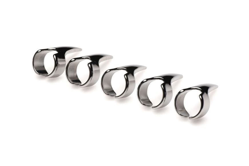 Набір кілець з кігтями Master Series Five-Piece Sensation Claw Rings - Silver SX1191