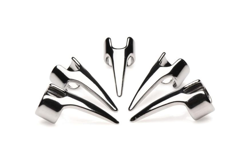 Набір кілець з кігтями Master Series Five-Piece Sensation Claw Rings - Silver SX1191