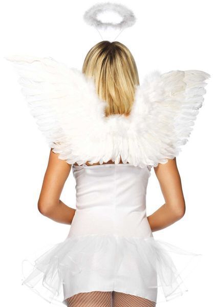 Набор аксессуаров &laquo;Ангел&raquo; Leg Avenue Angel Accessory Kit, крылышки из перьев, нимб SO7945