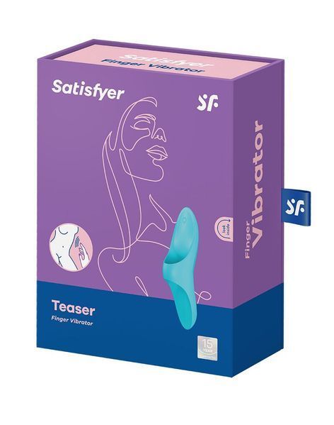 Вибратор на палец Satisfyer Teaser Light Blue SO5421