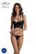 Комплект Passion KERRIA SET black, XXL/XXXL сетка+кружево, бюстье и стринги SX0493 фото 1