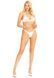 Жемчужный комплект: лиф, трусики и наручники Leg Avenue Faux Pearl Open Cup Bra, String and Cuffs SX1722 фото 4