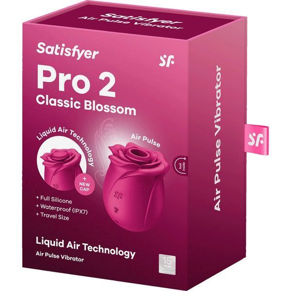 Вакуумний кліторальний стимулятор Satisfyer Pro 2 Classic Blossom, технологія Liquid Air SO8775