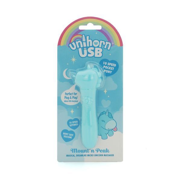 Вибратор-единорожка Unihorn USB Bullet &ndash; Mount'n Peak, вибропуля, USB-зарядка, 10 режимов SX2871