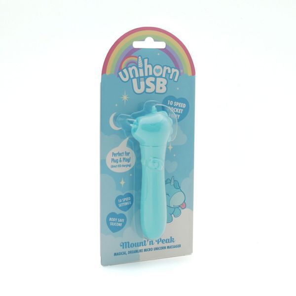 Вибратор-единорожка Unihorn USB Bullet &ndash; Mount'n Peak, вибропуля, USB-зарядка, 10 режимов SX2871