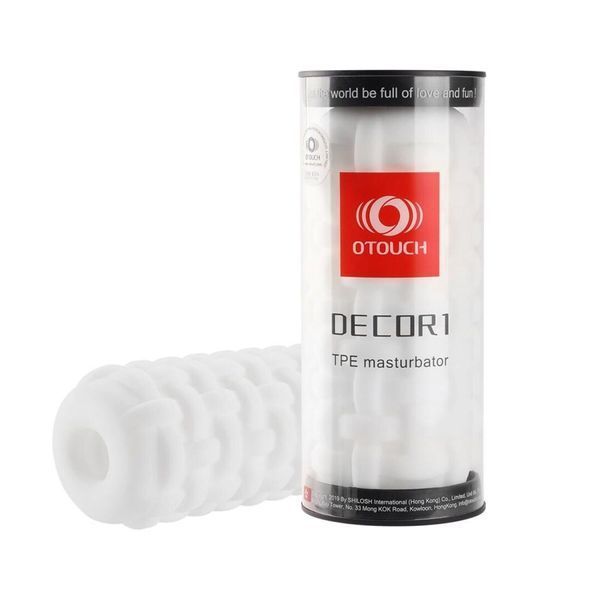 Мастурбатор Otouch DECOR 1-A, утолщенный TPE, эффект всасывания, спиральные выступы SO9374