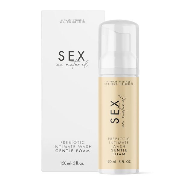 Пена для интимной гигиены Bijoux Indiscrets Sex Au Naturel Prebiotic Intimate Wash Gentle Foam 150мл SX3249