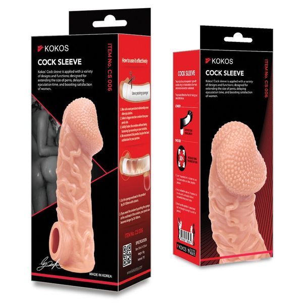 Насадка на член Kokos Cock Sleeve CS 006 L SX1462