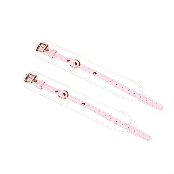 Поножи Liebe Seele White & Pink Fairy Leather Ankle Cuffs SX2828
