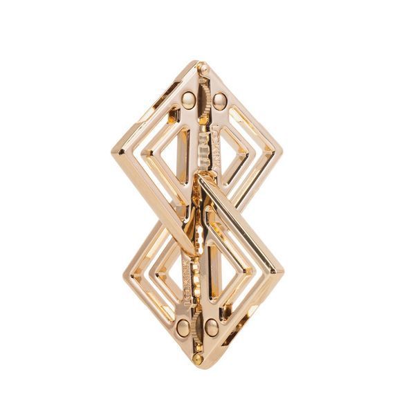 Затискачі для сосків з легкою підвіскою LOCKINK Adjustable Nipple Clamps with Light Pendant, золотисті SX0848