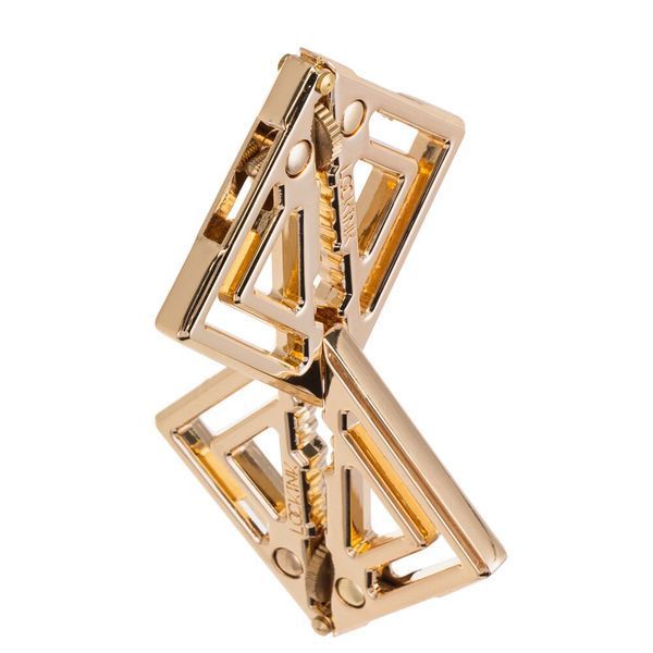 Затискачі для сосків з легкою підвіскою LOCKINK Adjustable Nipple Clamps with Light Pendant, золотисті SX0848