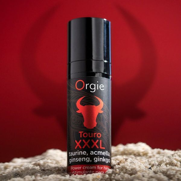 Крем для усиления эрекции Orgie Touro XXXL Power Cream, 15 мл, с эффектом вибрации SX1561