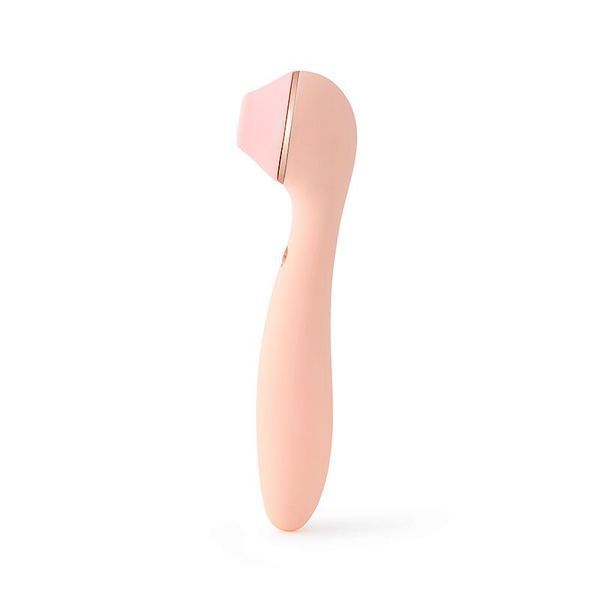 Вакуумний стимулятор з вібратором KISSTOY Polly Max Pink SO9558