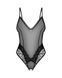 Тедди с доступом Obsessive Blomentis crotchless teddy, XS/S, прозрачное, открытая спина, низ-стринги SX1026 фото 3