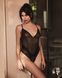 Тедди с доступом Obsessive Blomentis crotchless teddy, XS/S, прозрачное, открытая спина, низ-стринги SX1026 фото 6