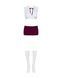 Эротический костюм студентки Obsessive Student 4 pcs costume L/XL, топ, юбка, стринги, гольфы SO7732 фото 5