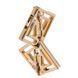 Затискачі для сосків з легкою підвіскою LOCKINK Adjustable Nipple Clamps with Light Pendant, золотисті SX0848 фото 4