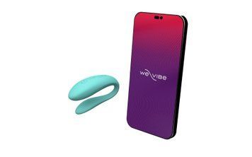 Смарт-вібратор для пар We-Vibe Sync Lite Aqua, 10 віброрежимів, можна поєднувати з проникним сексом SO8767