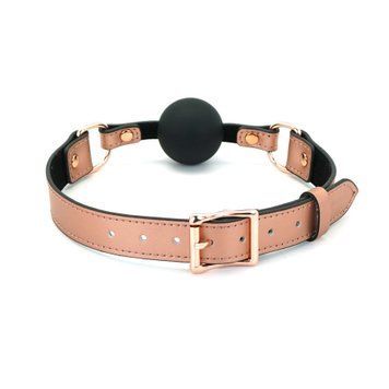 Кляп Liebe Seele Rose Gold Memory Ball Gag SO9493