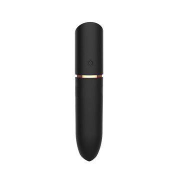 Віброкуля у вигляді помади Adrien Lastic Rocket Black SO8206