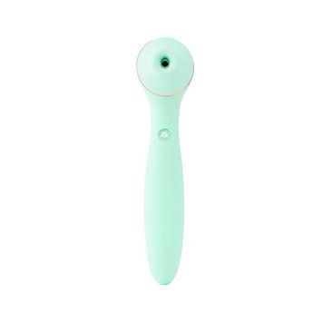 Вакуумний стимулятор з вібратором KISSTOY Polly Max Cyan SO9559