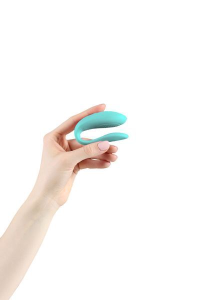 Смарт-вібратор для пар We-Vibe Sync Lite Aqua, 10 віброрежимів, можна поєднувати з проникним сексом SO8767