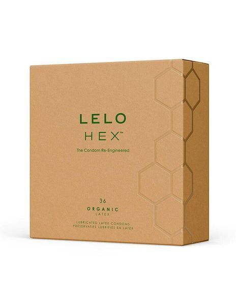 Презервативы LELO HEX Condoms Organic 36 Pack, тонкие и суперпрочные SX3045