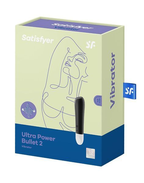 Вібропуля перезаряджаєма Satisfyer Ultra Power Bullet 2 Black SO5423