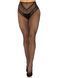 Стрип-колготки Leg Avenue Crotchless Net Tights with Heart Backseam, One Size, черные, с доступом SX1051 фото 5