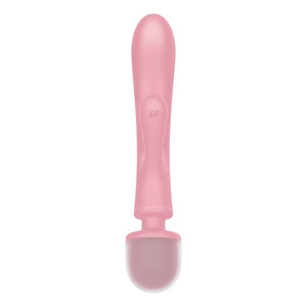 Вибратор-кролик с вибромассажером Satisfyer Triple Lover Pink, 3 мотора SO8790