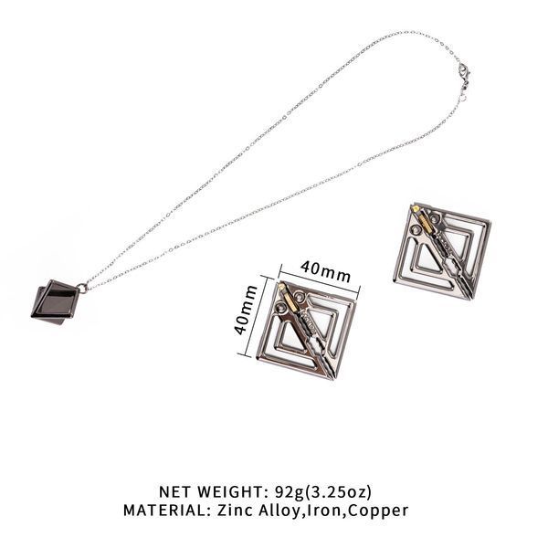 Затискачі для сосків з легкою підвіскою LOCKINK Adjustable Nipple Clamps with Light Pendant, сріблясті SX0849