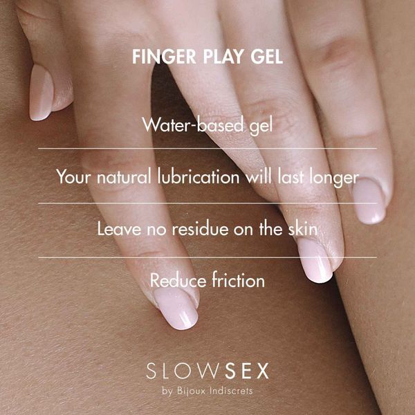 Гель-змазка для мастурбації Bijoux Indiscrets Slow Sex Finger play gel SO5901