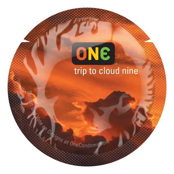 Набір презервативів ONE Color Sensations, 100 шт, кольорові, 10 кольорів, зі змазкою, паковання-тубус SX0740